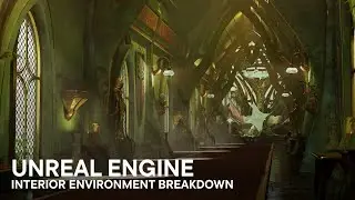 The Stellarian Hall - Maya/UE5 Interior Environment Beauty Render & Breakdown