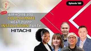 Установка теплового насоса Hitachi Ductless Cold Climate в режиме реального времени