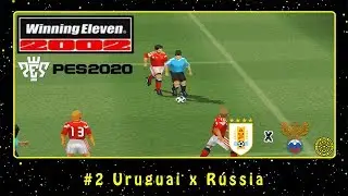 Winning Eleven 2002: PES 2020 (PS1) #2 Uruguai x R&uacute;ssia