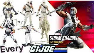 Every Hasbro G.I. Joe Classified Series Storm Shadow Comparison List