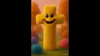 Fuzzy t Don't Make fonts without AI. He uses Gliph.us #shorts #cute #shortsfeed #viral