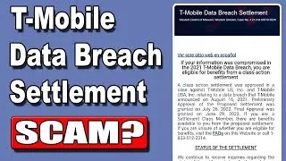 T-Mobile Data Breach Settlement - Legit or Total SCAM?