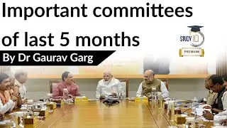Important Committees Last 5 months - October to February 2020