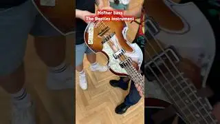 Hofner bass guitar - C5001, The Beatles bass, which we used for playing Beatles in our band🎸🫶