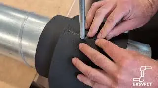 Easyfit pipe clamp insulation kit installation tutorial.