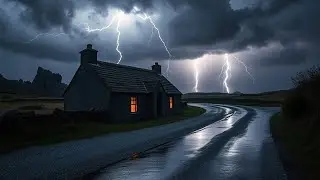Black Screen Rain for Sleeping