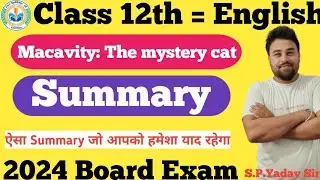 Macavity: The Mystery Cat | 🐈 | Summary | 12th I #education #viral #reels #new #youtubeshorts #video