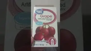 GREAT VALUE GRAPE DRINK MIX SINGLES REVIEW