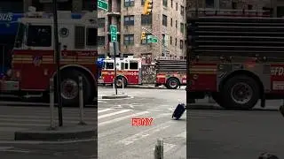 FDNY worked 🚒#citylife #citysounds #reallife #rescue #nyclife #fdny #newyorkcity #siren
