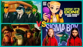 COFFIN DANCE | BRAINROT ANIME | BRAINROT PIRATES | SIGMA BOY VS SQUID GAME BRAINROT | Tiles Hop