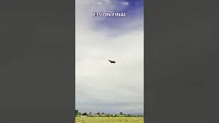 F35 Cool Approach For Runway 21R #military #fighterjets #shorts