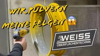 WIR PULVERN MEINE FELGEN🤩 | Zu Besuch bei OFT_Weiss
