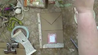 Craft With Me Painted Birds Junk Journal Part 7-Decorating Pages