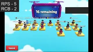 RPS vs RCB Qualifier 2 INPL Live || STUMBLE GUYS LIVE || #live #stumbleguyslivestream