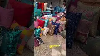 Pillow , Sofa cover , etc home decor items market Delhi Karol bagh #market #shortsvideo