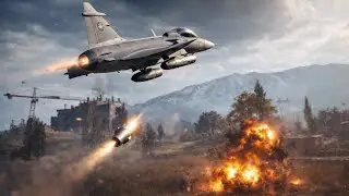 Attack Jet JAS 39 Gripen Gameplay on Mirak Valley (20-0)