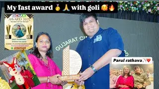 My fast gcma award 🥇❤️🙏 I am very excited meet a goli 🤩🥰
