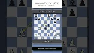 Benko, Pal C vs. Fischer, Robert James, Rosenwald Trophy 1966-67, Round 1, 0-1