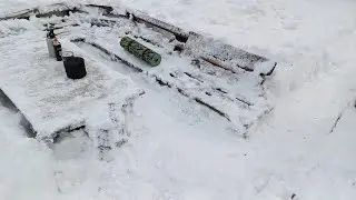 Ночую зимой на медном озере, в первый и последний раз!