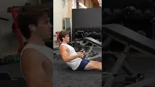 Long seated cable row w spinal flexion