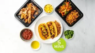 5-Minute Shredded Pork Tacos with Pineapple Salsa Recipe