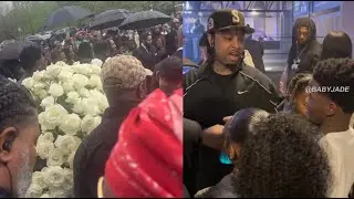 21 Savage Pulls Up To Young Scooter Funeral To Make Sure His Kids Are Straight