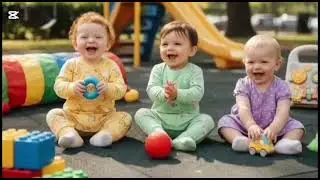 💥 Happy Baby Dance in the Playground! 🌞🎈