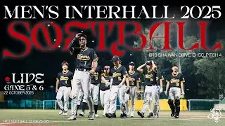 LIVE | Game 5 & 6 | Men's Softball Interhall 2025