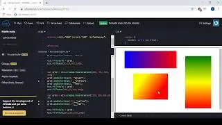 JavaScript & Canvas : Linear Gradients