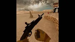 gangster weilding a sniper rifle