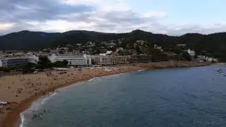 Tossa de Mar. La Platja Gran. Costa Brava beaches