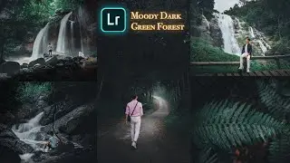 Moody dark green - Lightroom mobile tutorial | Moody Dark Green Preset