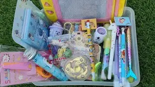 Satisfying Video | Cute Stationery Unboxing | Long Video 🎁 Pencil, Pen, Eraser, Sharpner ❤️