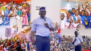 Wow🤩Dr.Bryan Acheampong Storms at Bukom Arena+Massive Delegate Support Causes with Powerful Speech