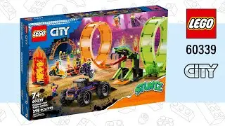 LEGO&reg; City | Double Loop Stunt Arena (60339)[598 pcs] Speed Build | Top Brick Builder Lite