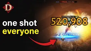 TOWER WAR 100% WR BARB - It's INSANE! Diablo Immortal New Barbarian Tower War Build