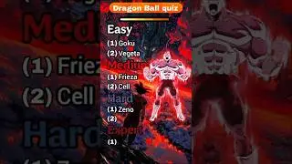 Dragon Ball quiz: Guess the character | #dragonball #shorts