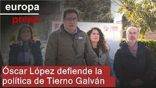 Óscar López apuesta por recuperar la política de Tierno Galván: 