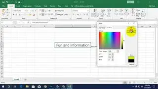 Font Group of Home tab in excel
