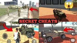 New army jeep 🤑 cheat मिल गया in Indian Bike Driving 3D ! Army jeep cheat code ! New update