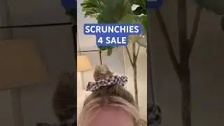 Brown Plaid Hair Scrunchie 2026