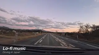 Winter Highway Drive in Japan   Relaxing Lo-fi Beats for Calm Night Driving.冬の高速道路。ドライブ静かな癒されるローファイ。