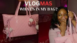 VLOGMAS DAY 21| WHAT'S IN MY GLAMAHOLIC TOTE BAG 💗