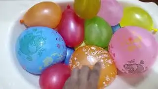 Colorful Balloons With Water Flow | So Relaxing to Watch