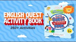 Lil Legends 250+ Activities English Quest Activity Book for 5+age