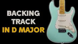 Backing Track In D Major | Pentatonic & Major Diagrams