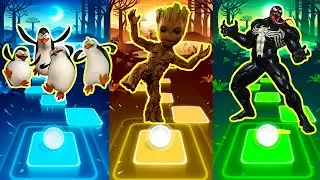 Watch Who Wins the Epic Dance Battle Between Venom, Penguins of Madagascar and Groot!!