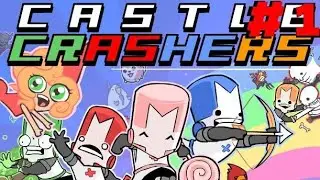 Castle Crashers | solo play | gameplay part 1: beating the first boss