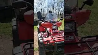 Removing The back seat on the ATV