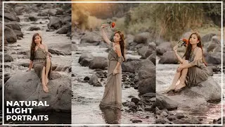 River Photoshoot l Behind the Scenes l Natural Light Portraits
